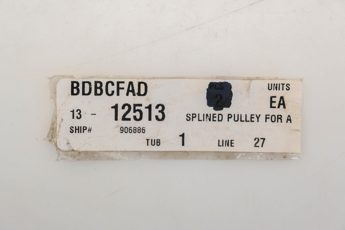 Rotary 13-12513, 174375, 532107521 3/4" x 4-15/16" x 5/8" Spined Pulley NOS