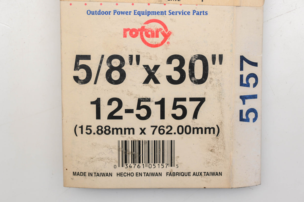 Rotary 12-5157, 5L-300 5/8" x 30" V-Belt NOS