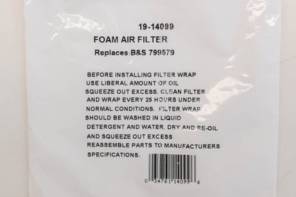 Rotary 19-14099, 799579 4-1/4" x 3-1/4" x 7/8" Air Filter NOS
