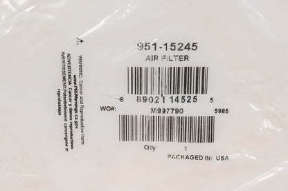 Aftermarket 951-15245 Air Filter NOS