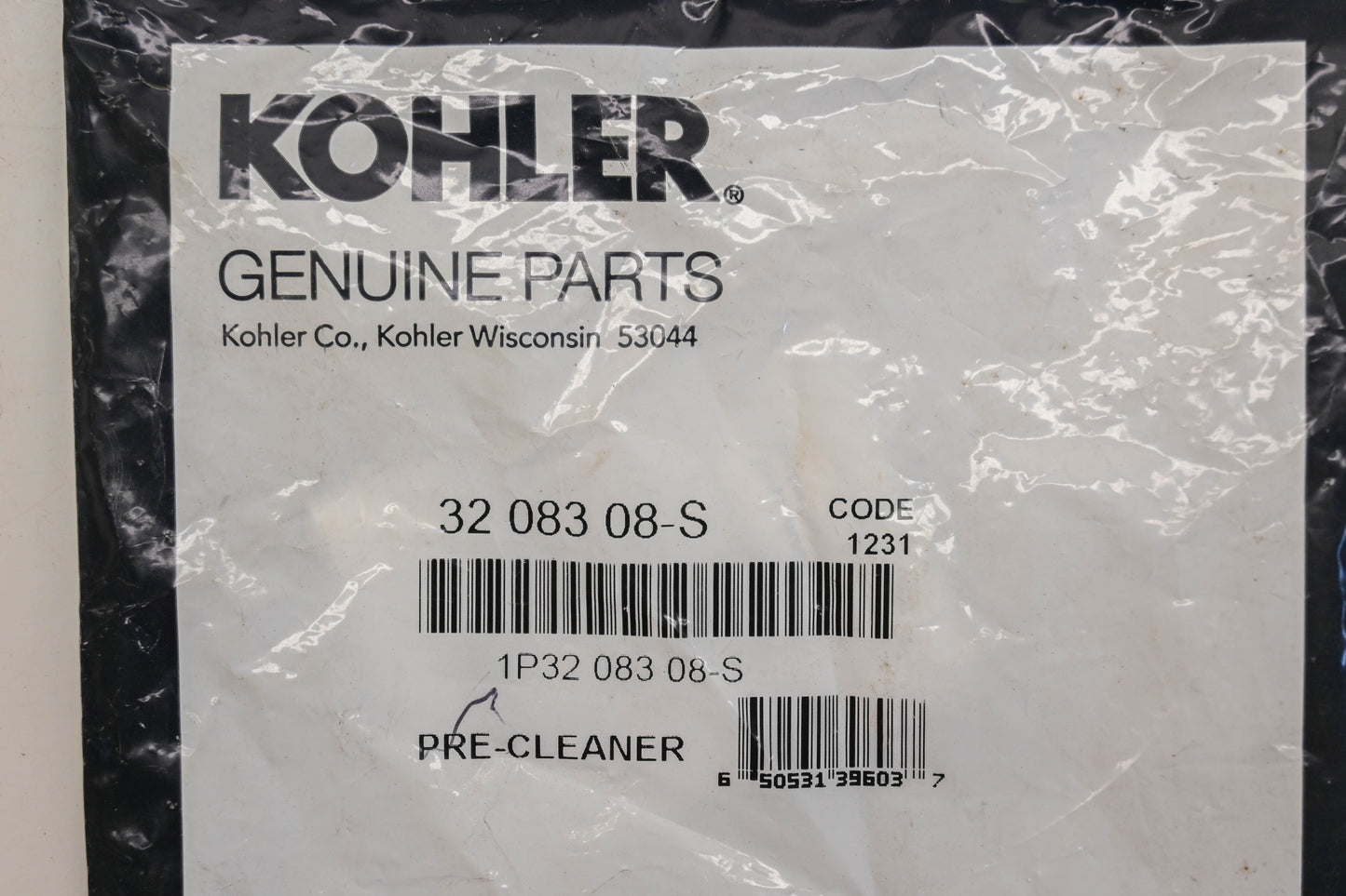 Kohler 32 083 08-S Air Filter NOS