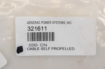 Generac 321611 Self Propelled Cable NOS
