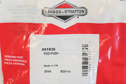 New OEM Briggs & Stratton 691836 Push Rod NOS