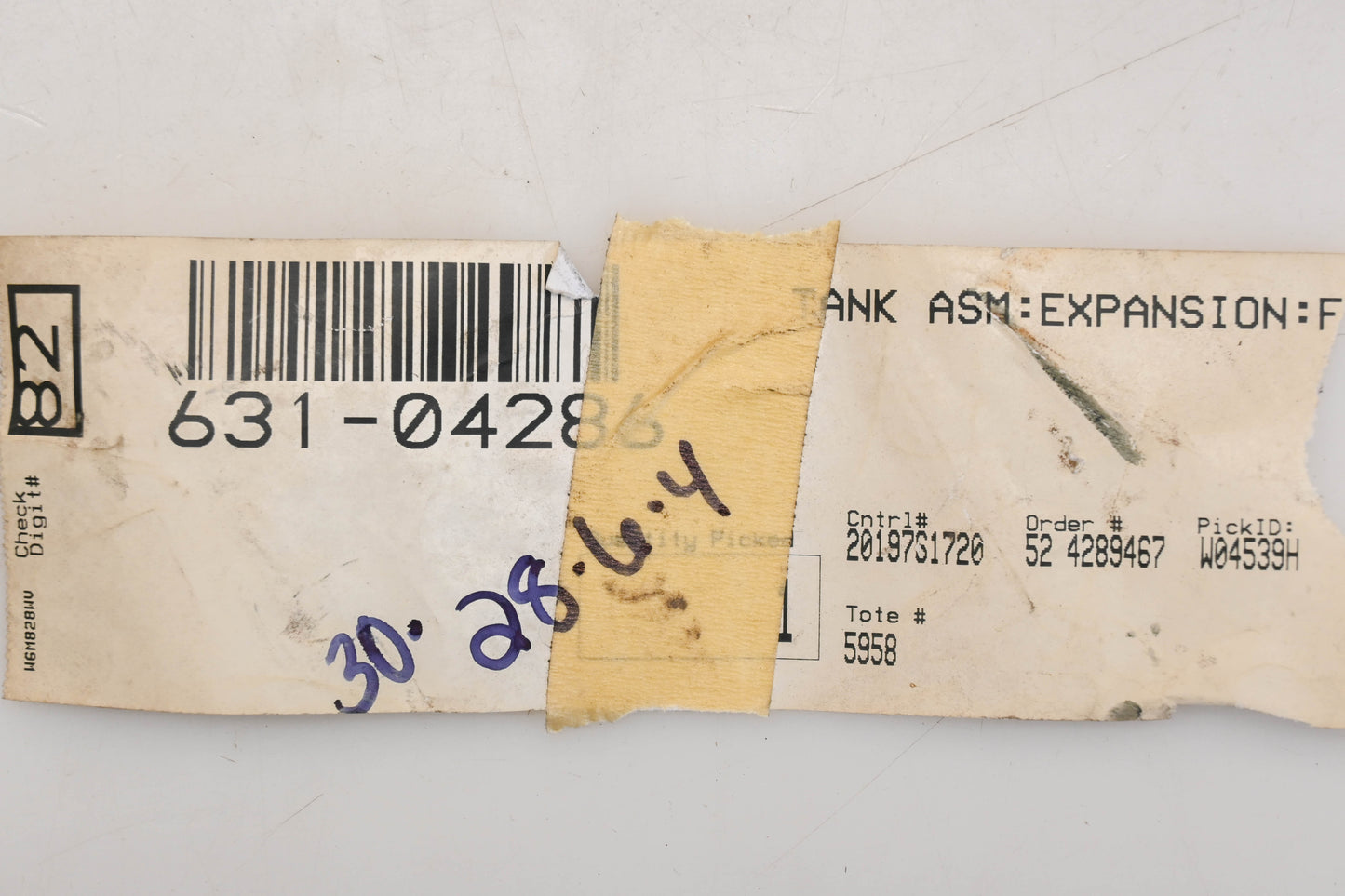 Hydro-Gear 631-04286, 71327, 52375 Hydraulic Expansion Tank NOS