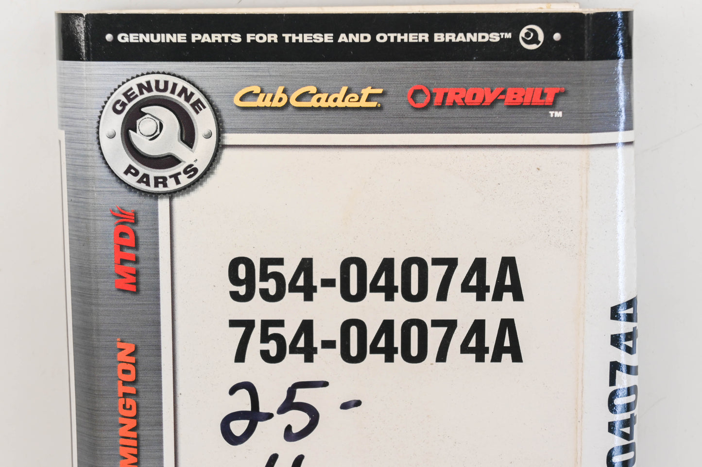 Genuine Parts 954-04074A, 754-04074A V-Belt NOS