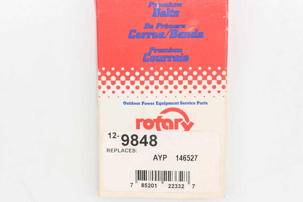 Rotary 12-9848, 146527 3/8" x 32.3" V-Belt NOS
