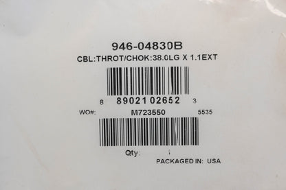 MTD 946-04830B 38" Throttle/Choke Cable NOS