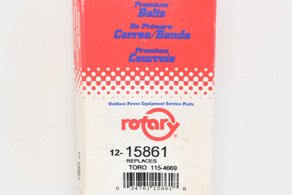 Rotary 12-15861, 115-4669 3/8" x 33" V-Belt NOS