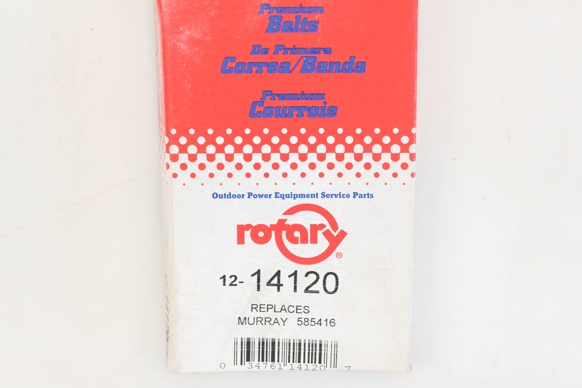 Rotary 12-14120, 585416 1/2" x 38-3/8" V-Belt NOS
