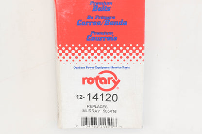 Rotary 12-14120, 585416 1/2" x 38-3/8" V-Belt NOS