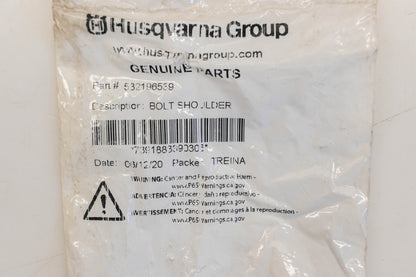 New OEM Husqvarna 532196539 Shoulder Bolt NOS