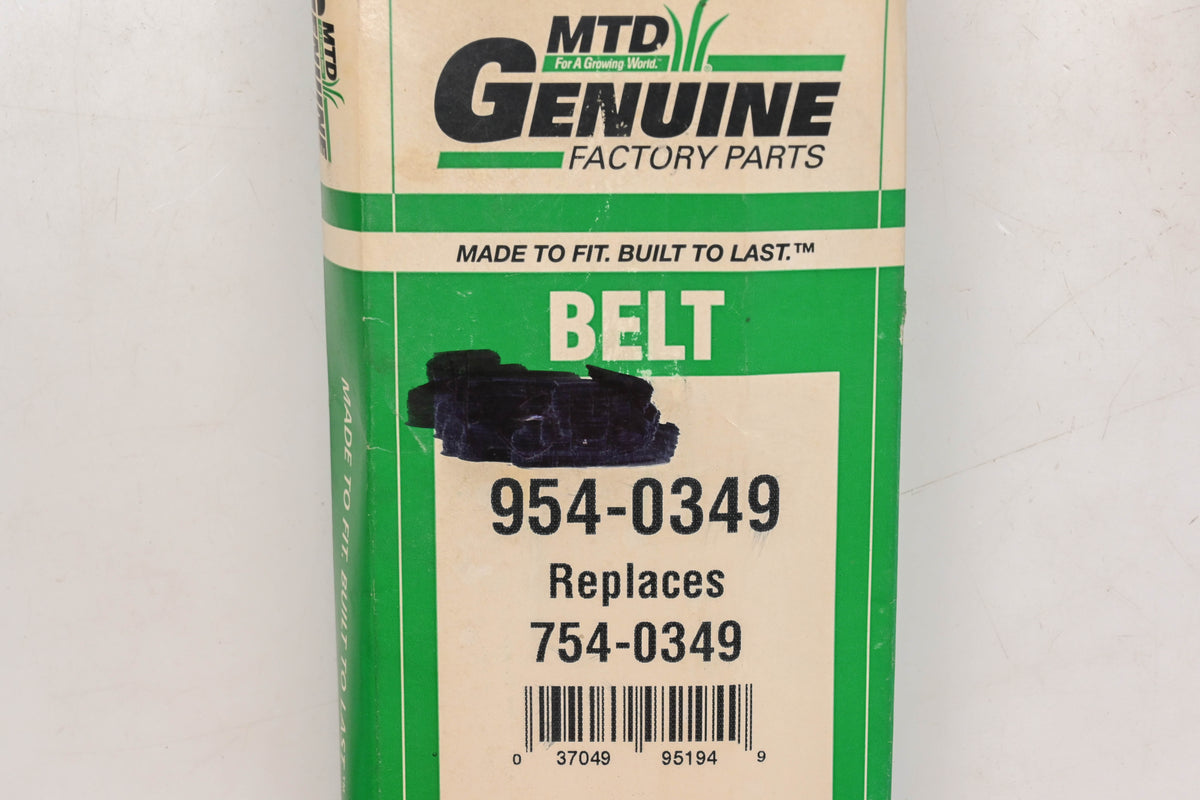 MTD 954-0349, 754-0349 1/2" x 79" V-Belt NOS