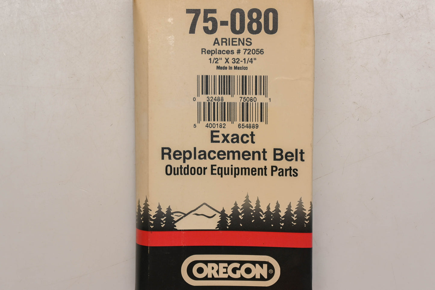 Oregon 75-080, 72056 1/2" x 32-1/4" V-Belt NOS