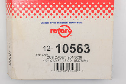 Rotary 12-10563, 954-3038 1/2" x 60-1/2" V-Belt NOS