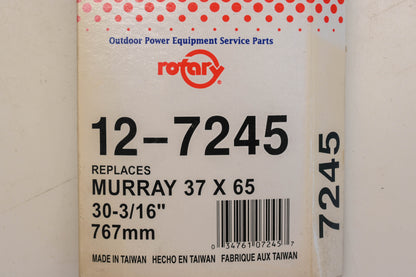 Rotary 12-7245, 37X65 1/2" x 30-3/16" V-Belt NOS