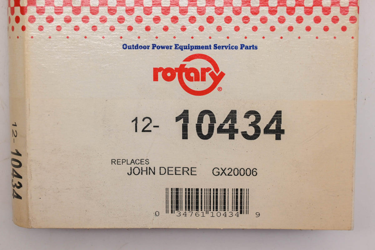 Rotary 12-10434, GX20006, UC30568 17/32" x 88-5/8" V-Belt NOS