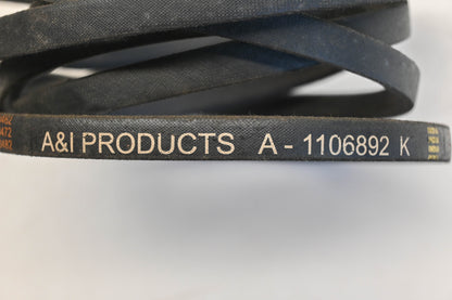 A&I A-1106892 K, A-1106892, 1106892 1/2" x 140-7/64" V-Belt NOS