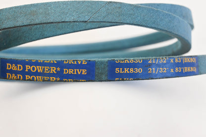 D&D 5LK830 21/32" x 83" V-Belt NOS