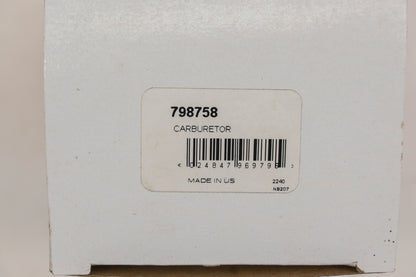 New OEM Briggs & Stratton 798758 Plastic Carburetor Kit NOS