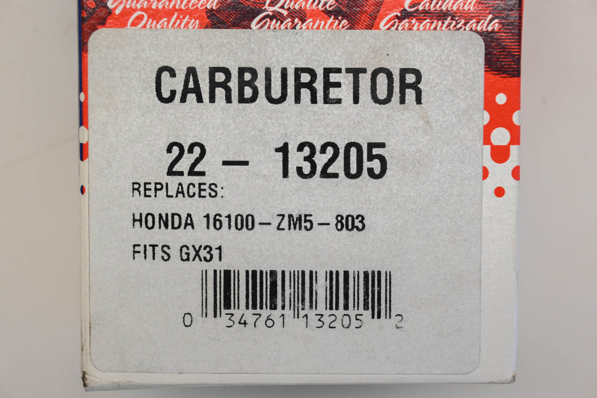 Rotary 22-13205, 16100-ZM5-803 Carburetor NOS