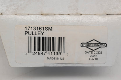New OEM Briggs & Stratton 1713161SM 1/2" x 4-1/2" x 1" Pulley NOS