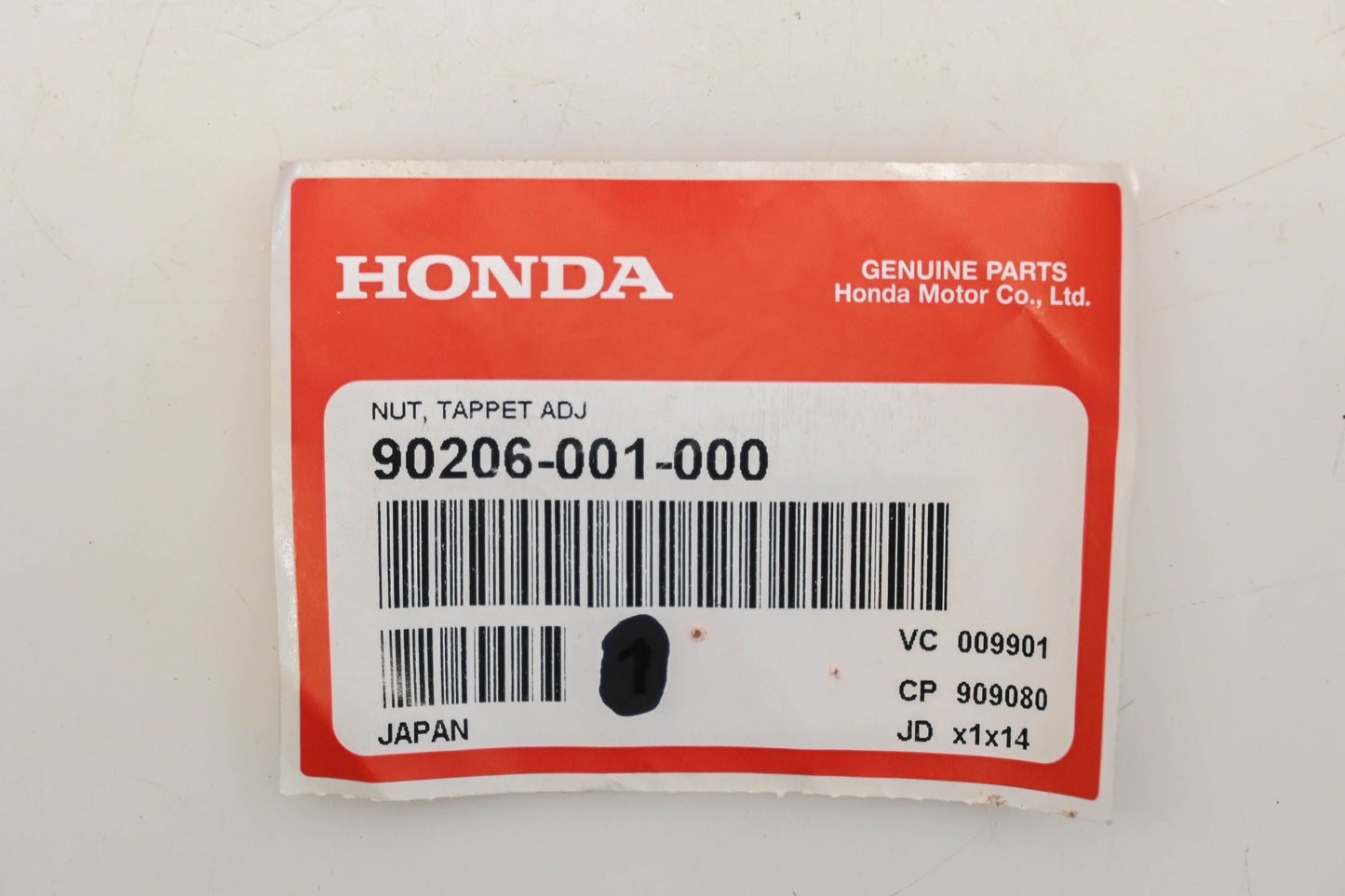 New OEM Honda 90206-001-000 Tappet Valve Adjusting Nuts Qty 2 NOS
