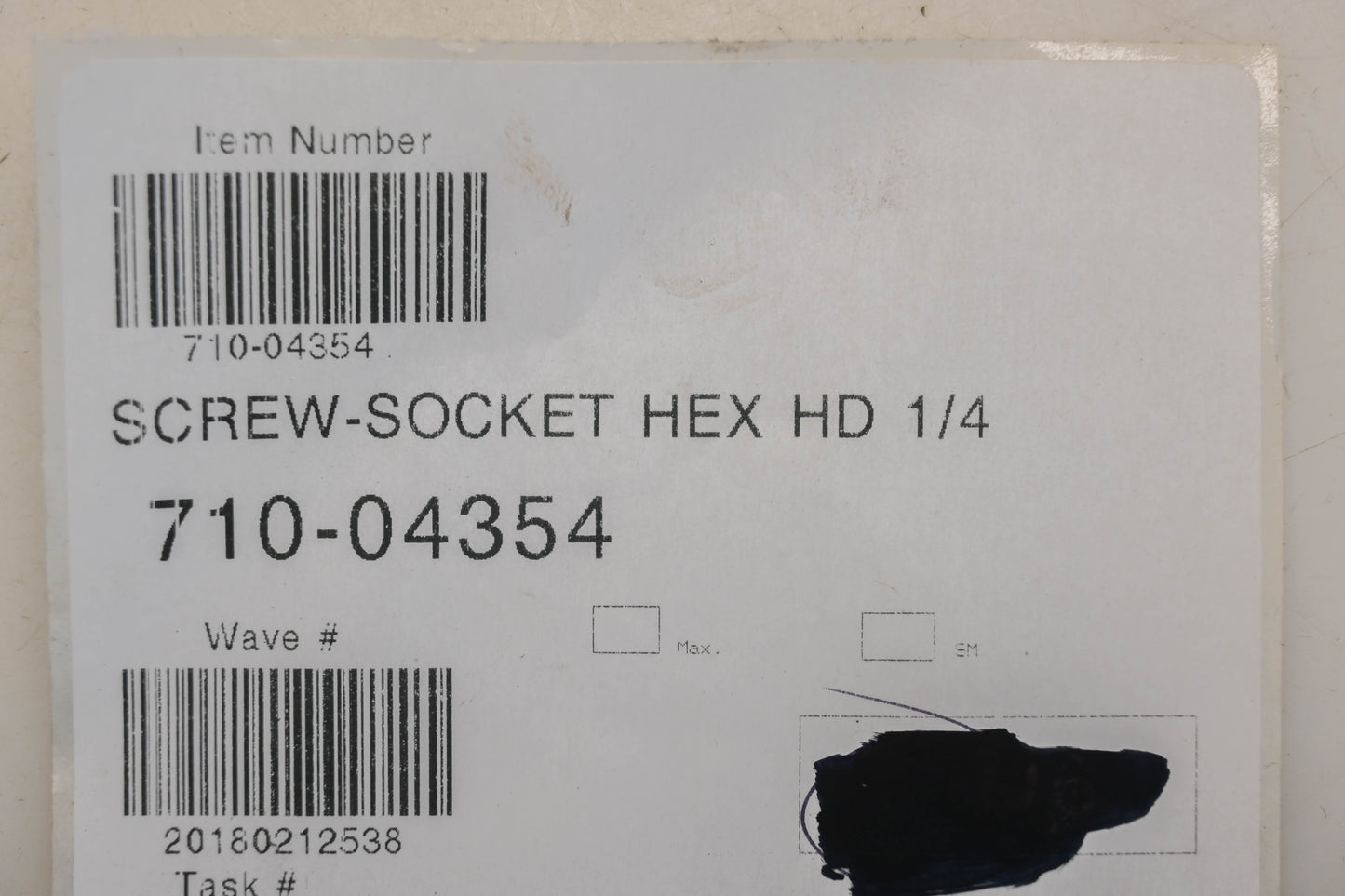 MTD 710-04354 1/4"-20 x 3/8" Hex Socket Screw NOS
