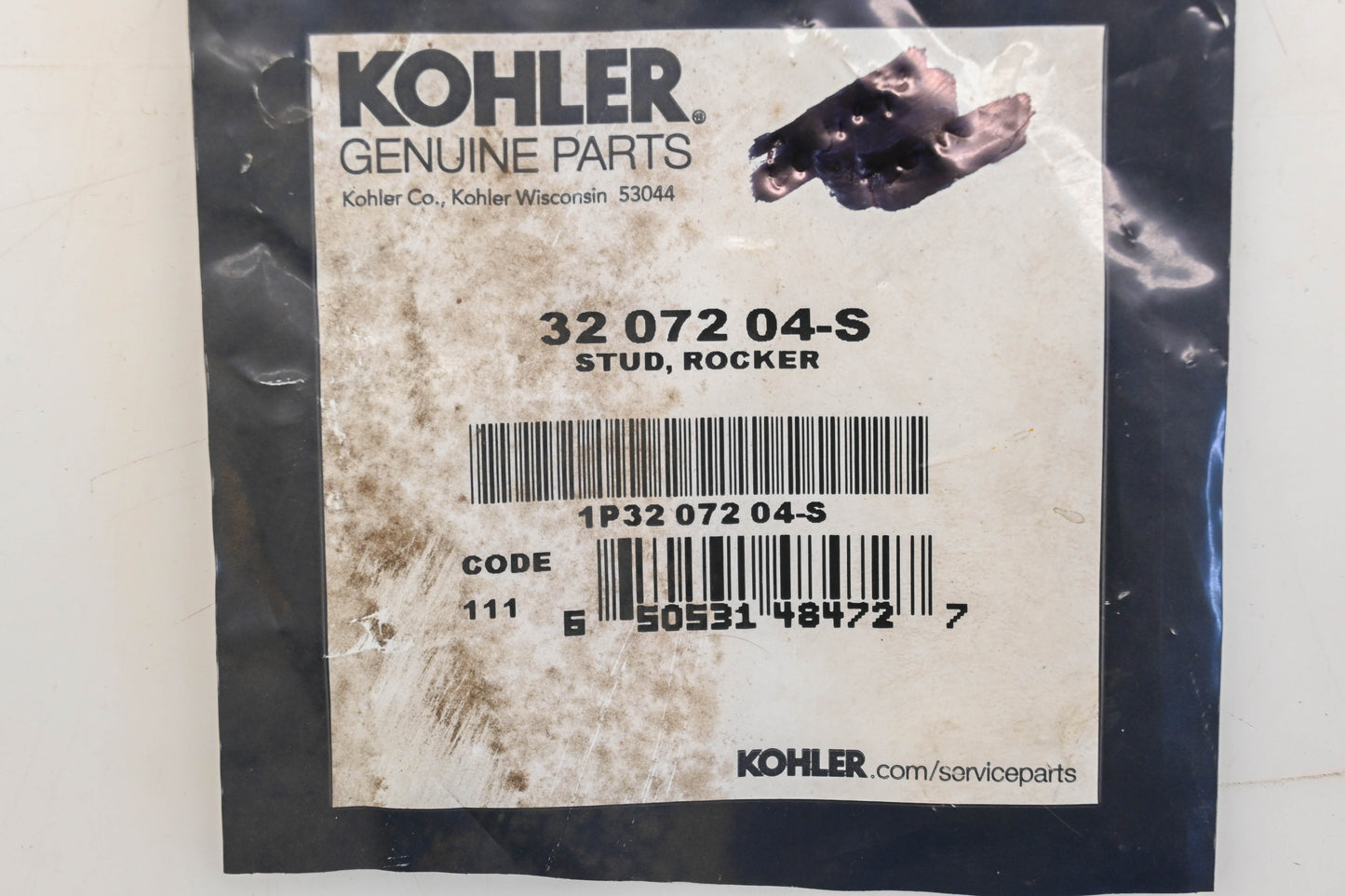 Kohler 32 072 04-S Rocker Stud NOS