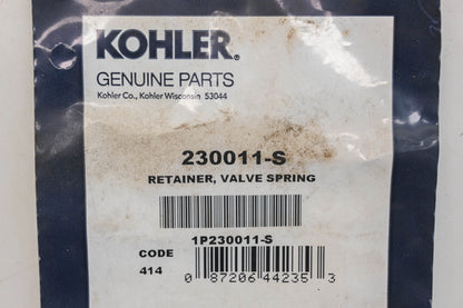 Kohler 230011-S Valve Spring Retainer NOS