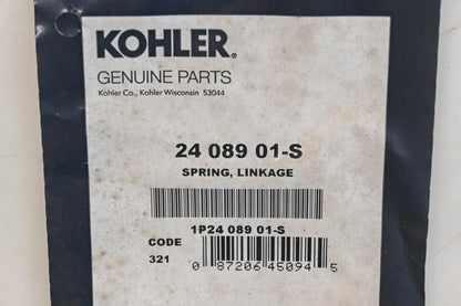 Kohler 24 089 01-S Linkage Spring NOS