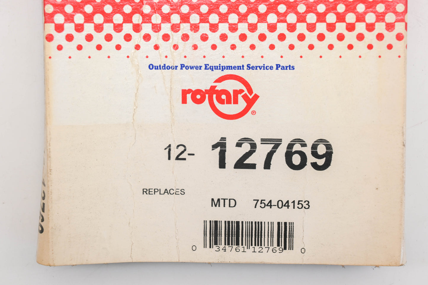 Rotary 12-12769, 754-04153 1/2" x 122" V-Belt NOS