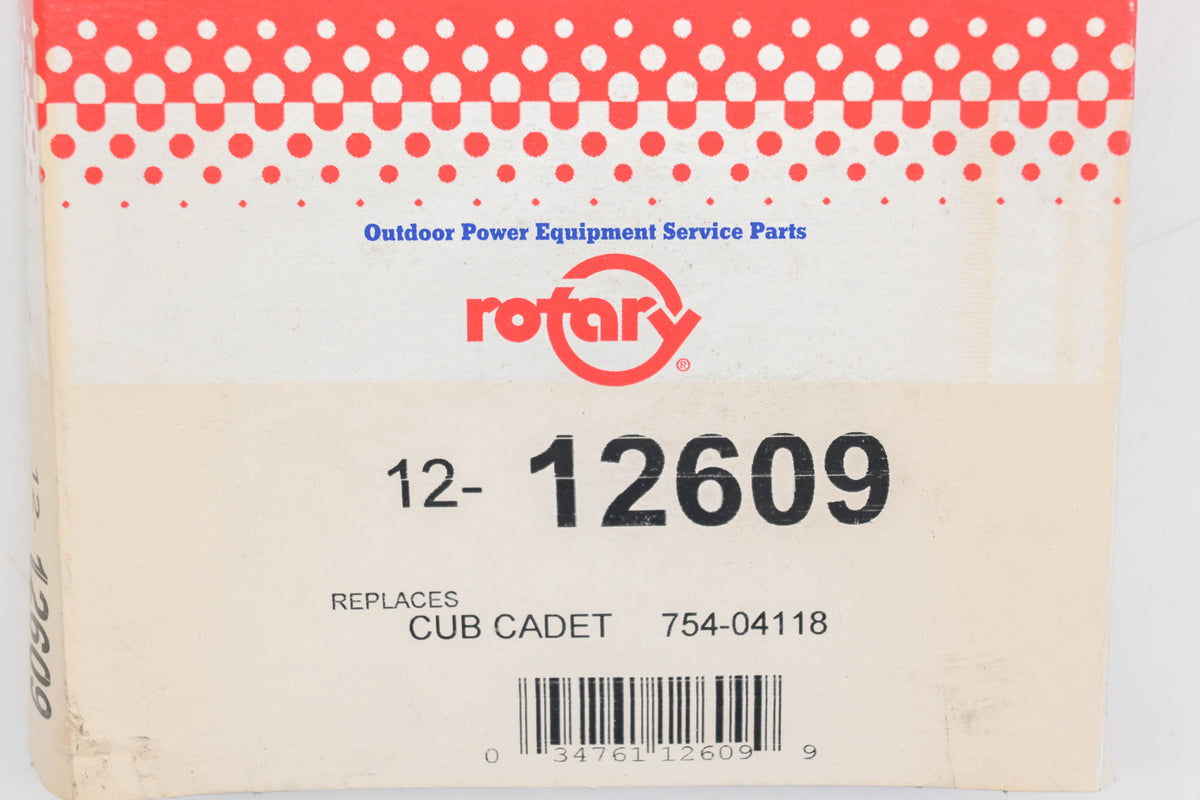 Rotary 12-12609, 754-04118 1/2" x 122-1/2" V-Belt NOS