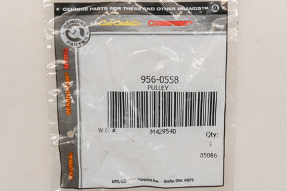 MTD 956-0558, 756-0558 Flat Idler Pulley NOS