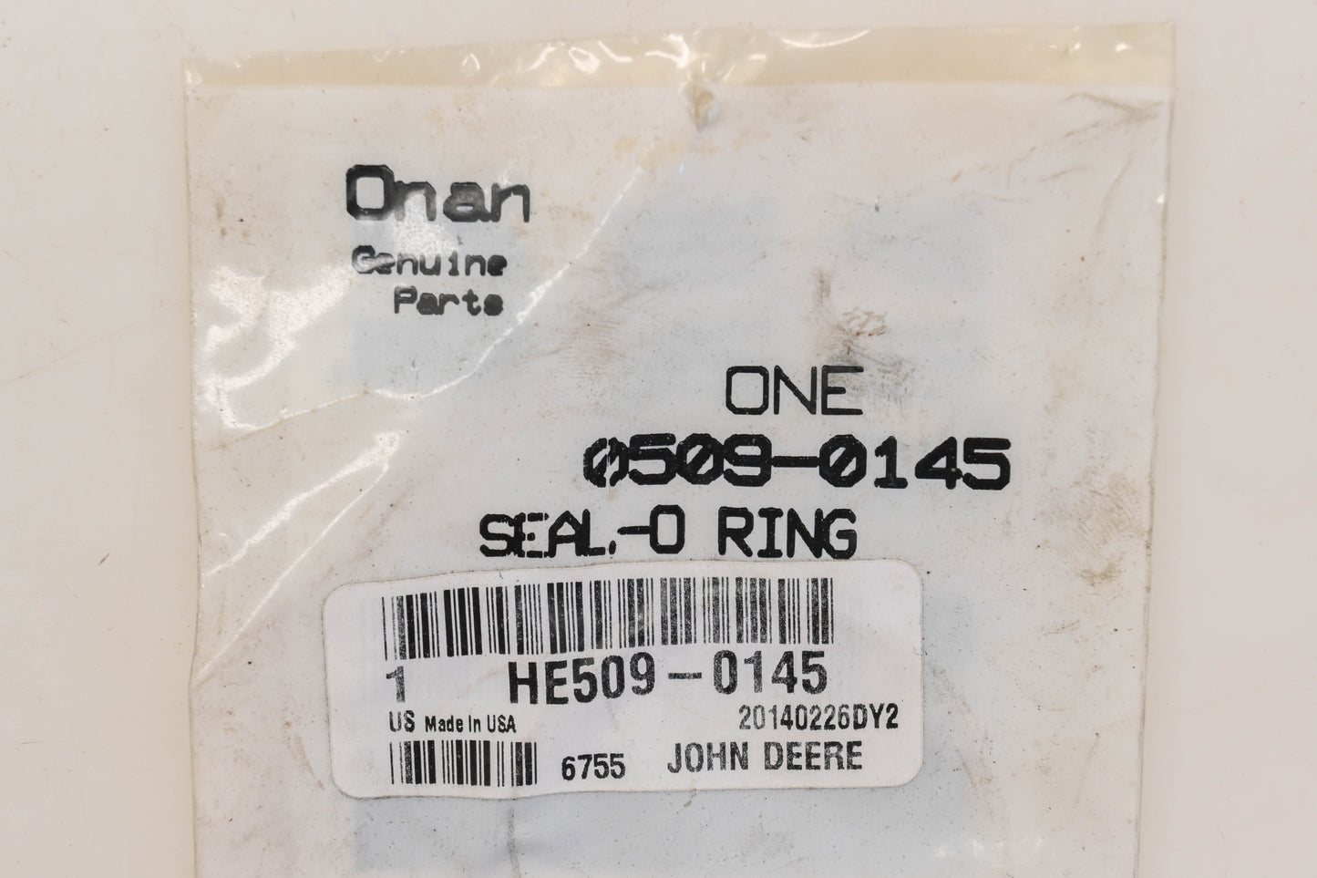 Onan 0509-0145, HE509-0145 O-Ring Seal NOS