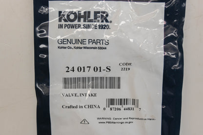 Kohler 32 017 01-S Intake Valve NOS