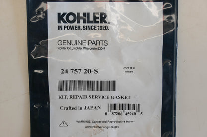 Kohler 24 757 20-S Gasket Service Repair Kit NOS