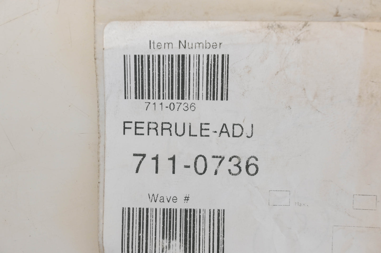 MTD 711-0736 1/4"-20 Adjustment Ferrule NOS