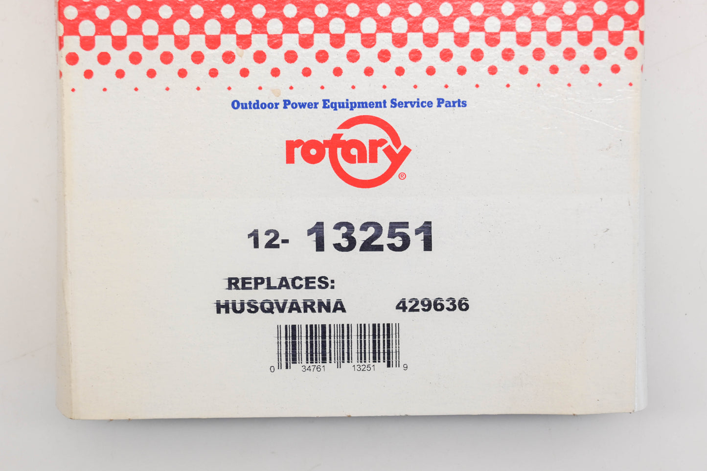 Rotary 12-13251, 429636 1/2" x 101-13/32" V-Belt NOS