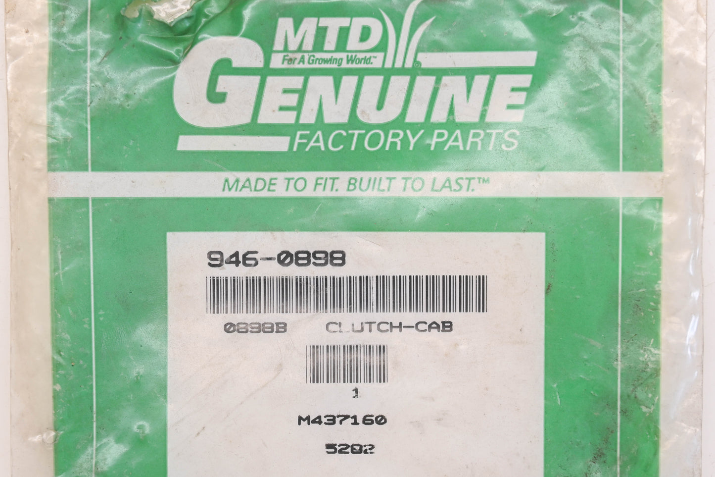 MTD 946-0898, 746-0898 Clutch Cable Kit NOS