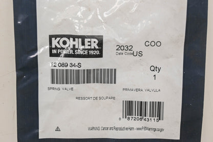 Kohler 12 089 34-S Valve Spring NOS