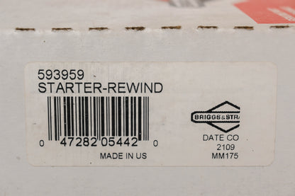 New OEM Briggs & Stratton 593959 Rewind Starter Kit NOS