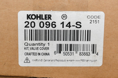 Kohler 20 096 14-S Valve Cover Kit NOS