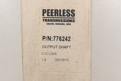Peerless 776242 Output Shaft NOS