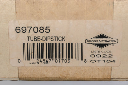 New OEM Briggs & Stratton 697085 Dipstick Tube NOS