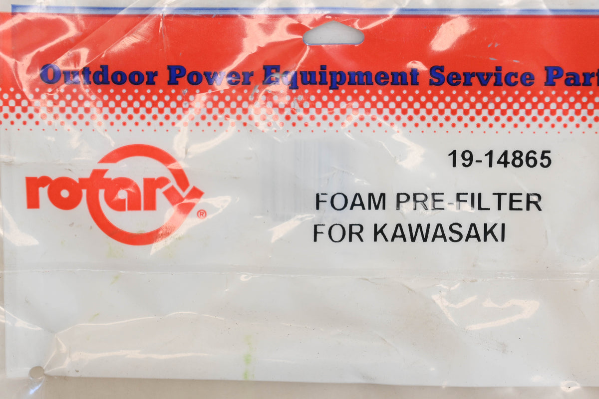 Rotary 19-14865, 11013-2218, MIU10905 Foam Pre-Filter NOS