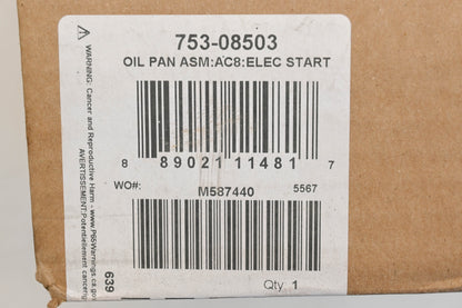 MTD 753-08503 Electric Start Trimmer Oil Pan Kit NOS