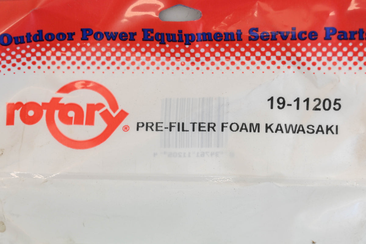 Rotary 19-11205, 11013-7025, M151768 Foam Pre-Filter NOS