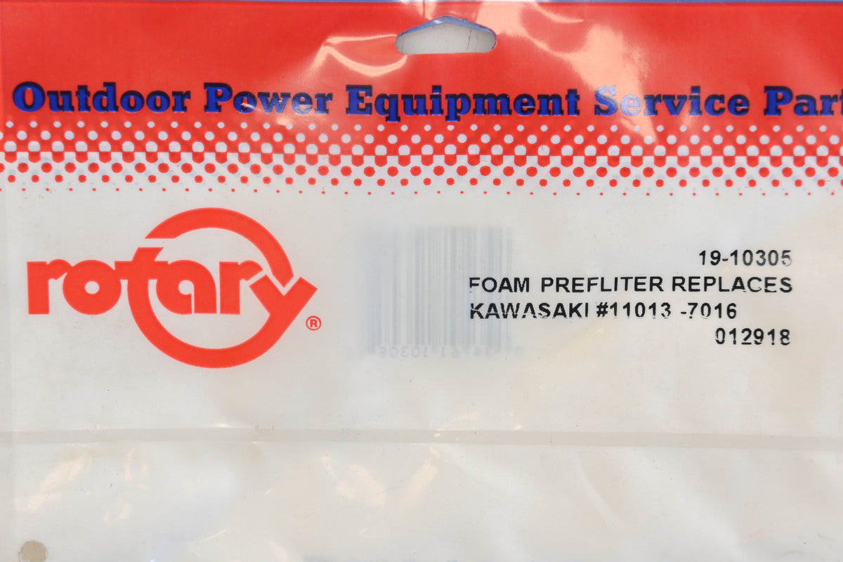 Rotary 19-10305, 11013-7016, MIU10999 Foam Pre-Filter NOS