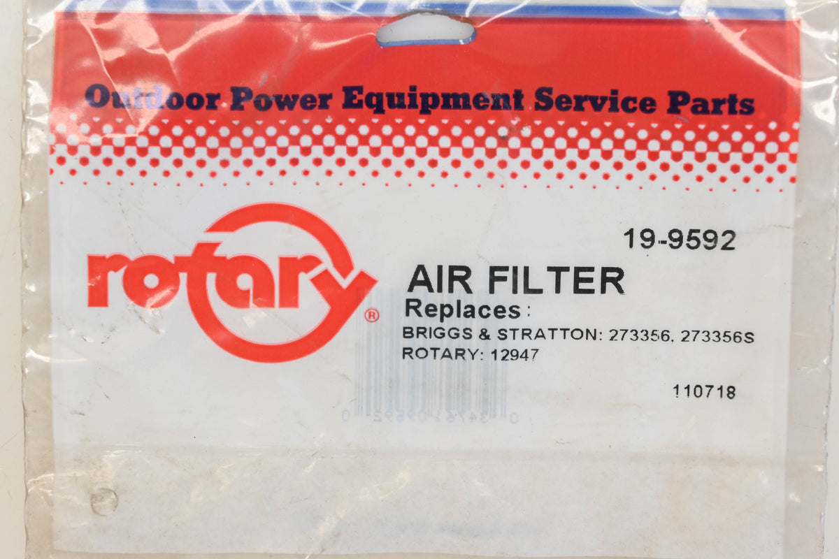 Rotary 19-9592, 273356S, 273356 Foam Pre-Filter NOS
