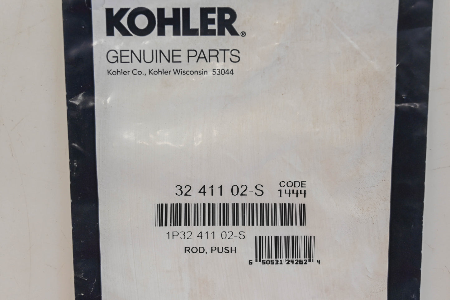 Kohler 32 411 02-S Push Rod NOS